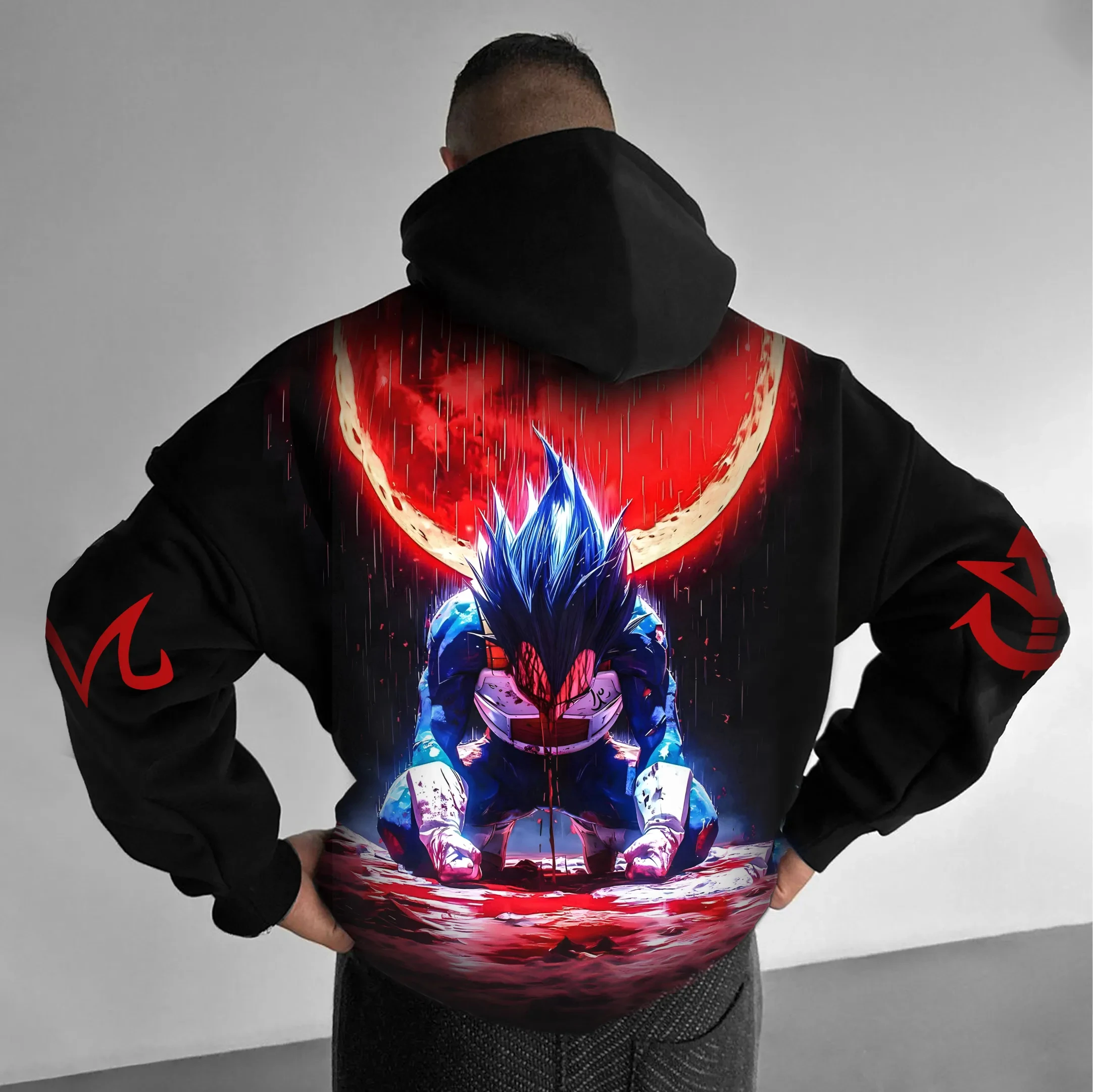 

Dragon Ball Super Fashion Casual Loose Unisex Cartoon Pattern Street Clothing Retro Hoodie