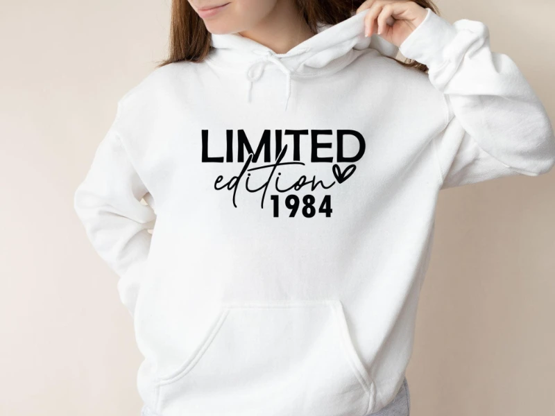 

Birthday Hoodie Personalised Hoodie 40th Birthday Jumper 1985 Hoodie 50th Birthday Gift 1965 Jumper Limited Edition 1975 Jumper