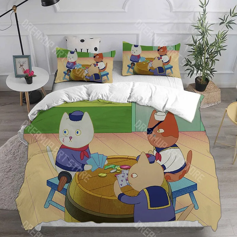3D Printed Midnight Gospel Cartoon Bedding Set for Boys Girls Duvet Cover Pillowcase Twin Queen King Full Single Double Sizes