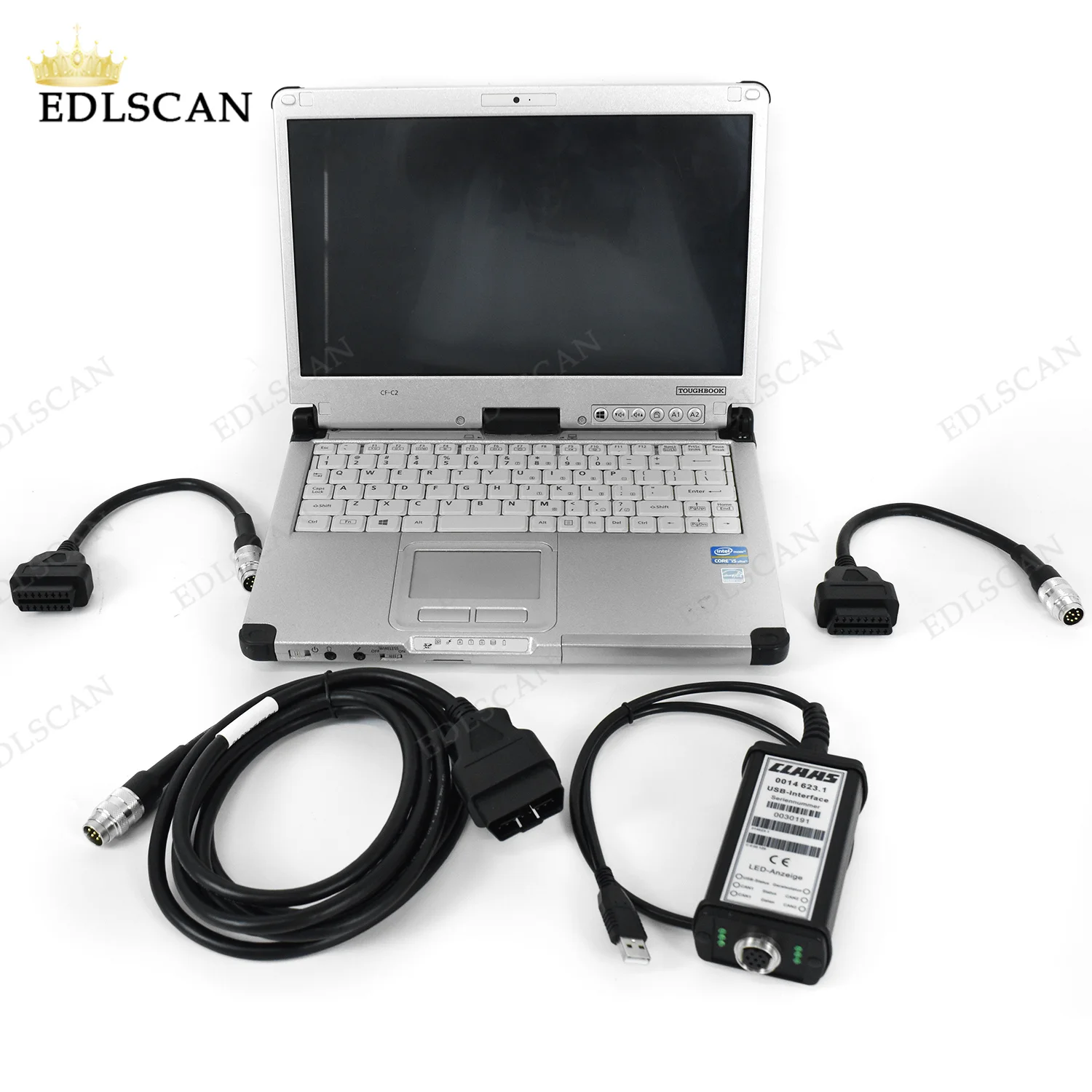 FOR CLAAS diagnostic interface for CLASS agriculture construction truck excavator diagnostic tool + CFC2 laptop