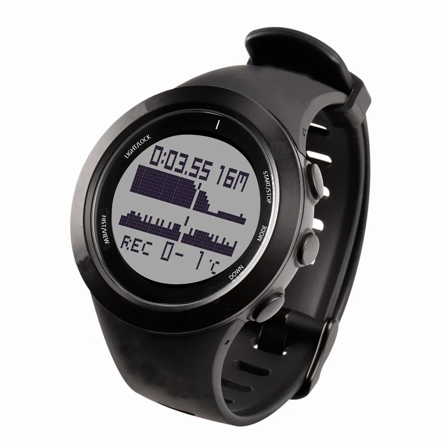 FR730 Time  Alarm Clock / Countdown   Running Watch   Temperature  El Backlit Watch Professional Diving Watch