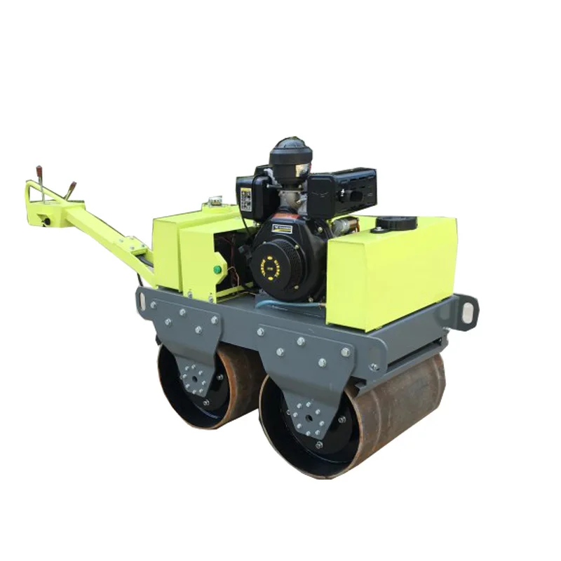 New Dual-Wheel Hand-Held Vibratory Compactor 1 Ton us ed for Narrow Road Surface with Motor and Engine Core Components