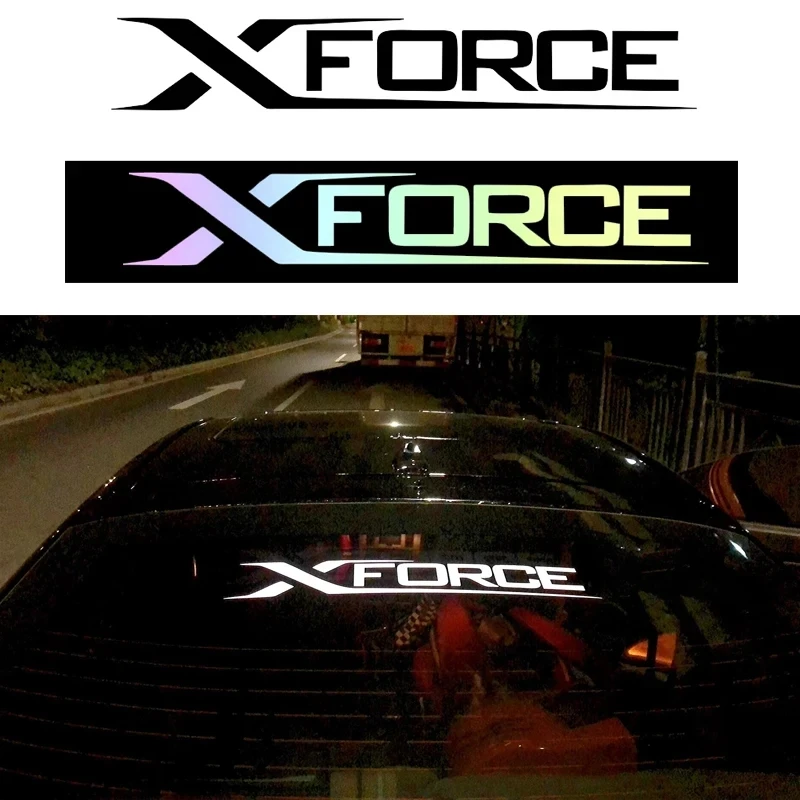 

60x9CM/XForce Car Stickers and Decals Rear Windshield Decal Vinyl Wrap Auto Body Sport Sticker Decoration