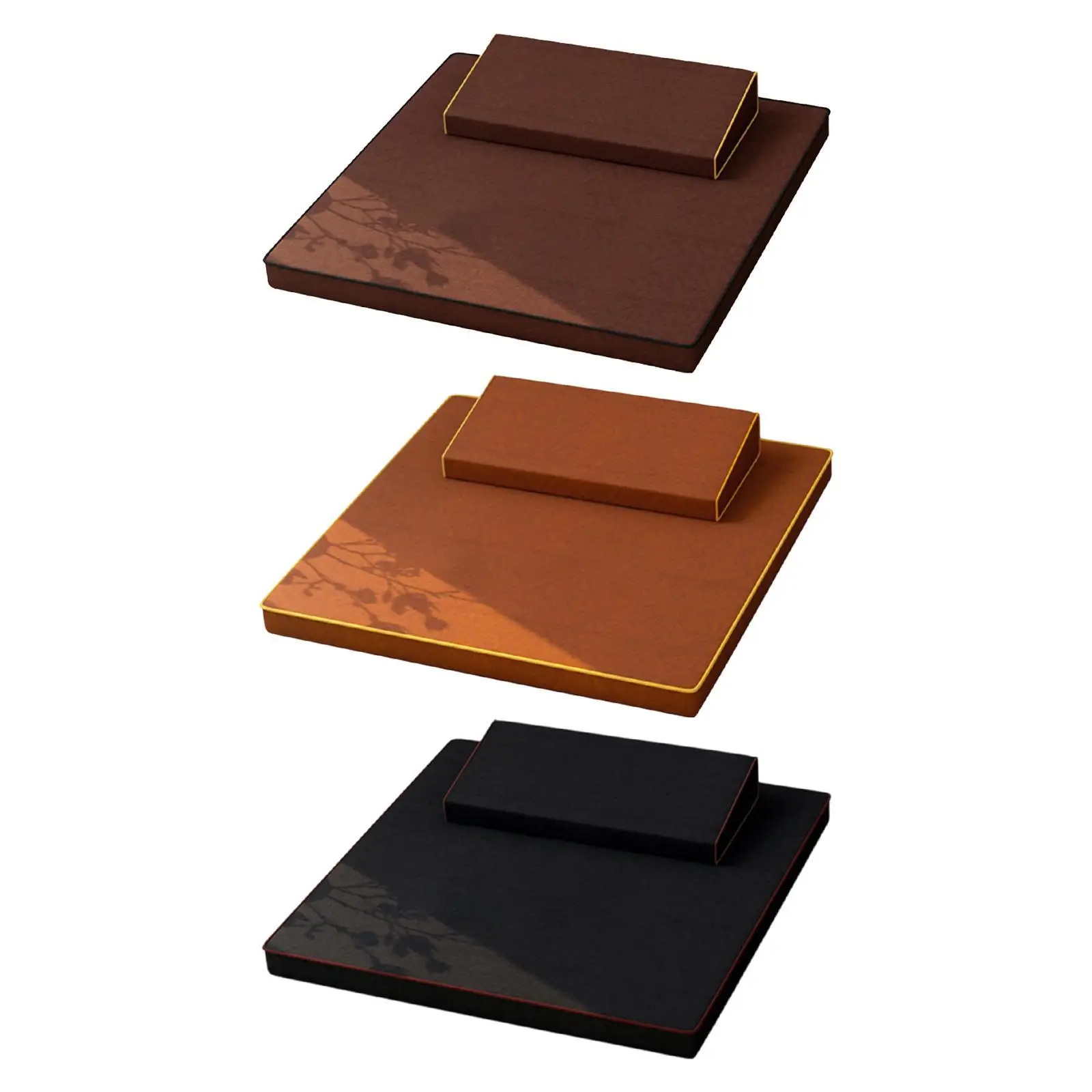 مجموعة وسائد التأمل سهلة التخزين وسادة المقعد لغرفة النوم فن الشاي