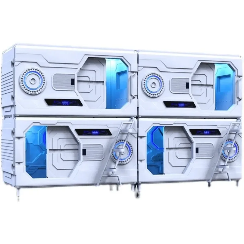 Space Capsule Sleeping Bed Rest Cabin Equipment Capsule Room Home Furniture Indoor Dormitory Bed Technology New Product