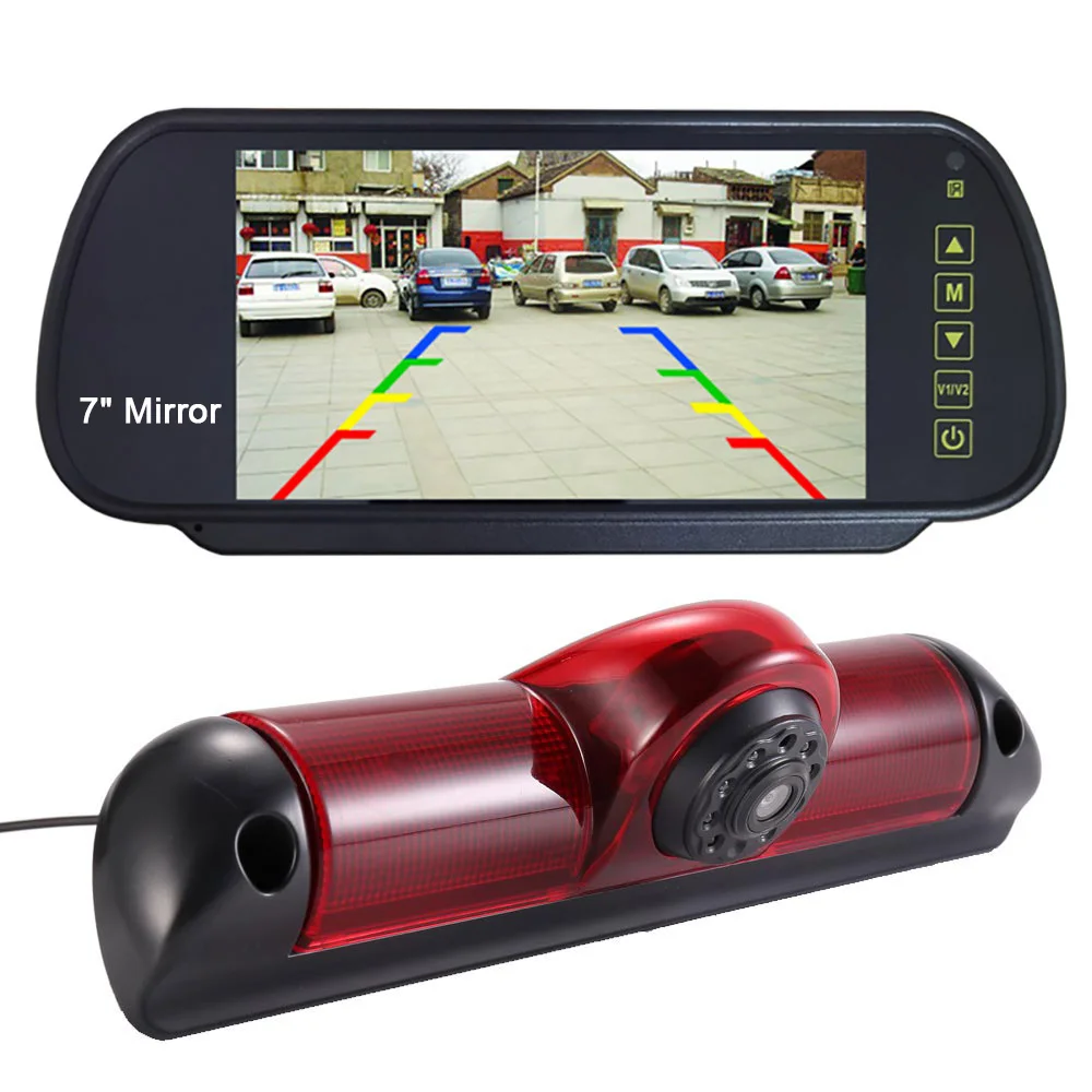 HD Car Brake light rear view camera +7