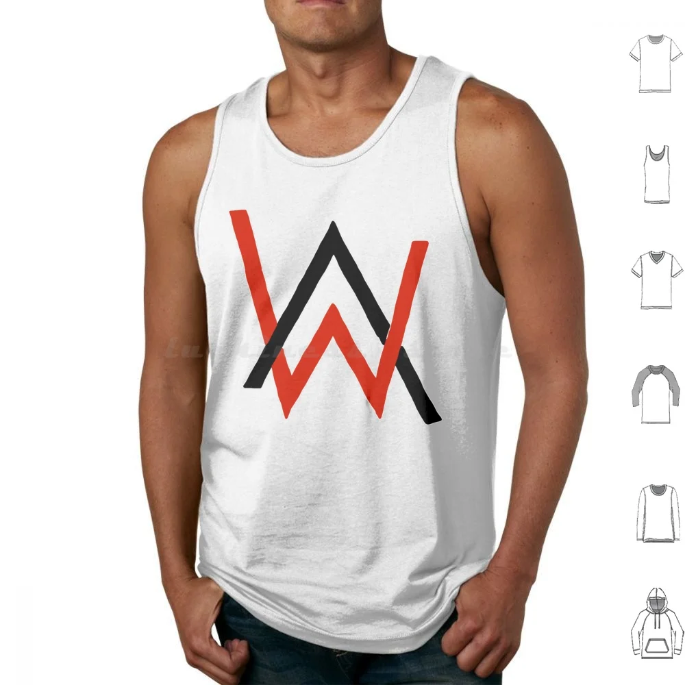 Tank Tops Print Cotton Walker Dj Alan Edm Music Faded Logo Faded Lightweight Alone Kygo Walkers Faded The Spectre