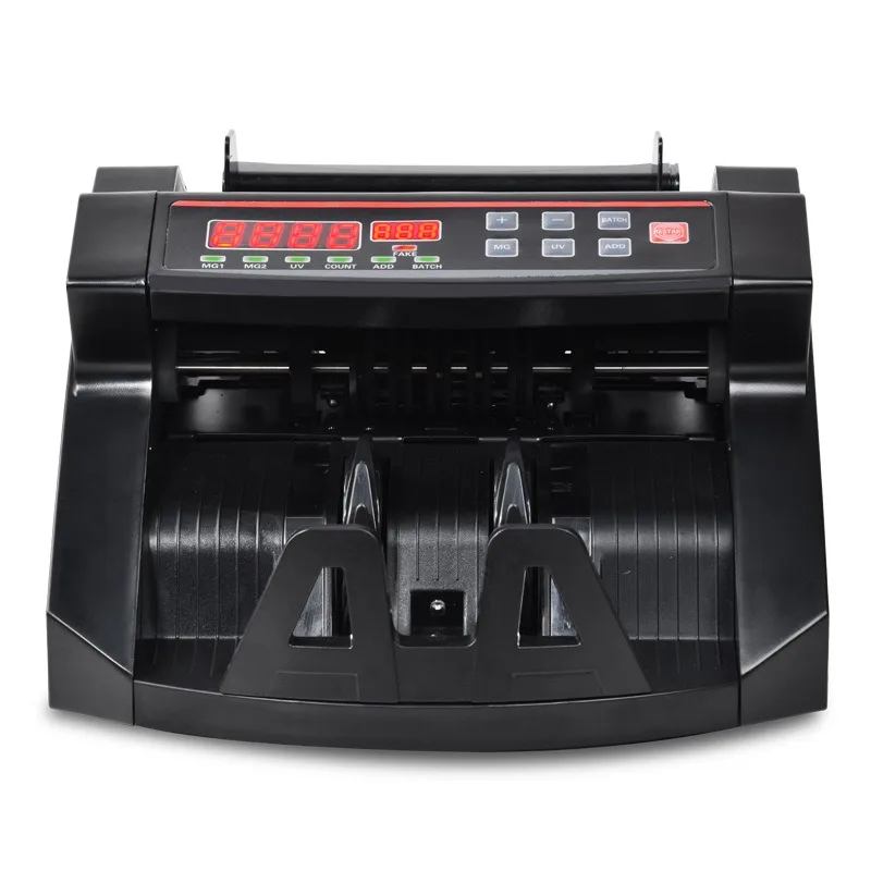 Bill Counter Multi-Currency External Display Multiple Plug for USD EUR Smooth No Jam Counterfeit Check Business Use Cash Machine