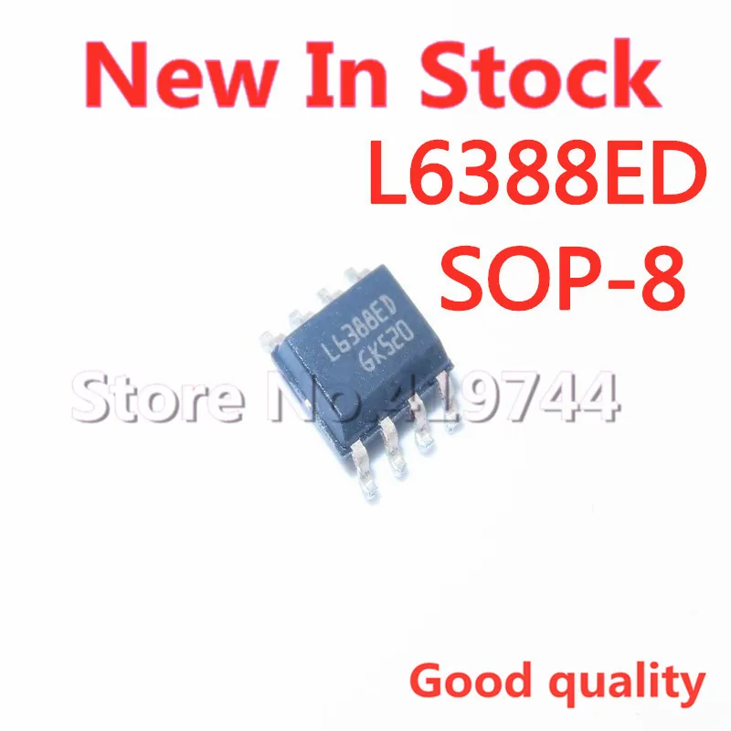 5PCS/LOT L6388 L6388D L6388ED  SOP-8 High pressure side and low pressure side In Stock NEW original IC