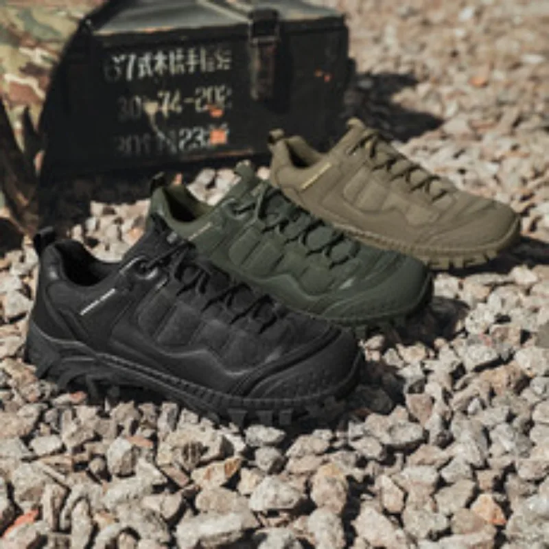 

Мужская походная обувь, нескользящая износостойкая уличная дорожная обувь, модные водонепроницаемые тактические охотничьи кроссовки, обувь для скалолазания