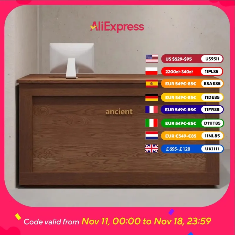 

Aesthetics Hotels Reception Desks Beauty Vintage Business Modern Reception Desks Computer Salon Mostrador Recepcion Furniture