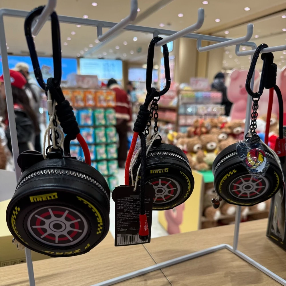 

Чехол для наушников Disney × F1, совместная коллекция, с Микки Маусом, аниме-аксессуары, подвеска-брелок, милое украшение для сумки, кошелек для монет, модный подарок-игрушка