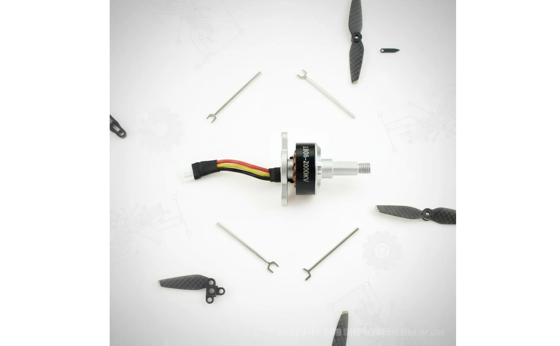 RC Plane Propulsion Single-Unit Easy to Install Fixed Airfoil Propulsion Single-Unit Model Aircraft Part Wear-Resistant Airplane