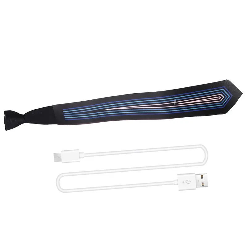 

Voice Activated LED Light Up Tie With Musical Sound For Party Festivals- Essential For Party Favors