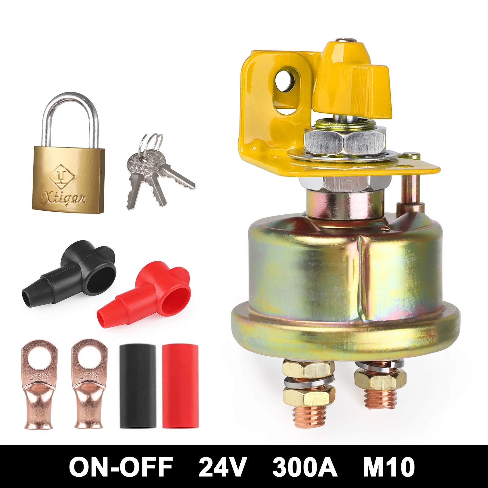 

200A Universal High Current Master Battery Disconnect Switch Relays Car Master Switch Kill Cut Off Isolator Switchs