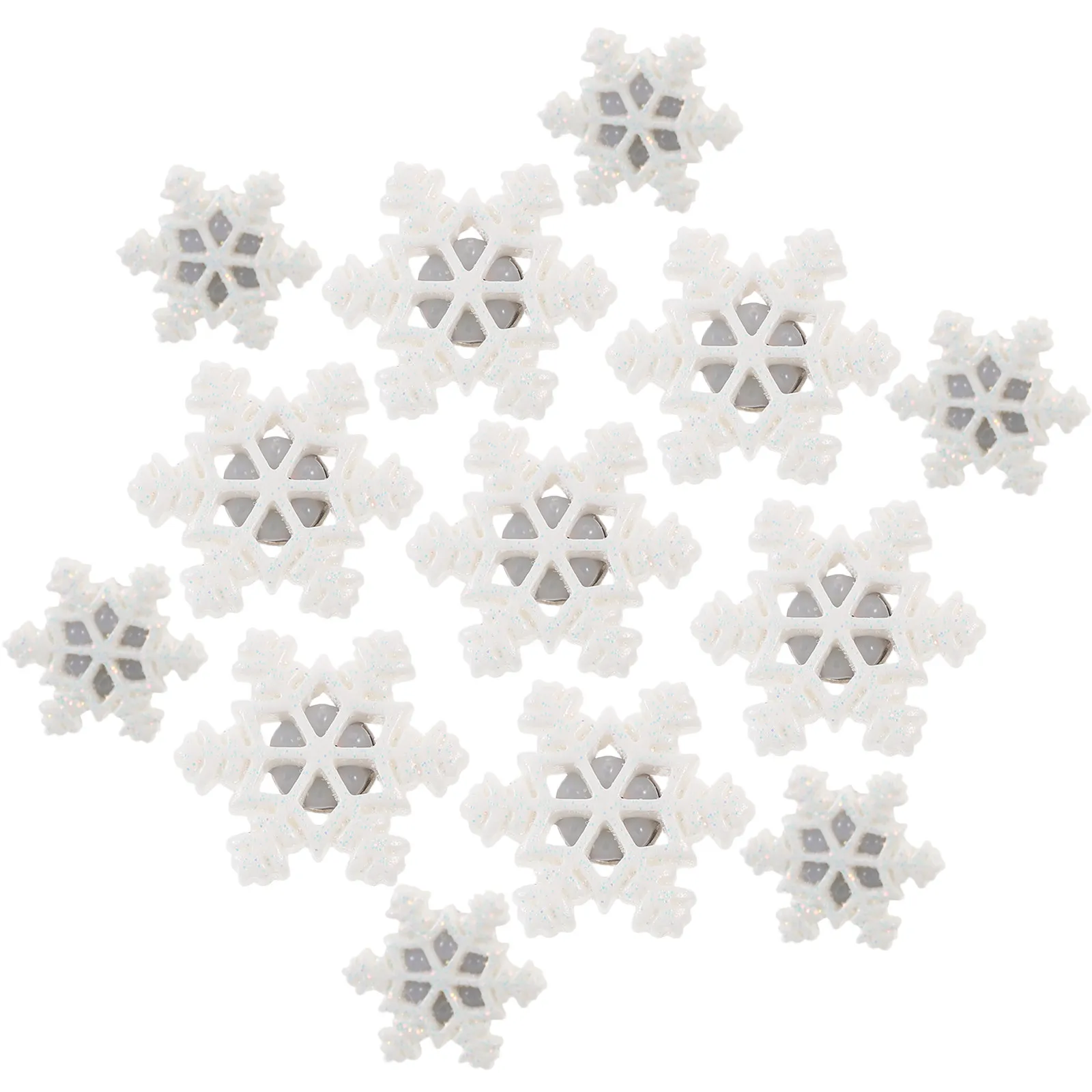 30Pcs Versatile Snowflake Shaped Thumbtacks Resin Pushpins for Bulletin Boards Cork Strips Poster Accessories Home Decor
