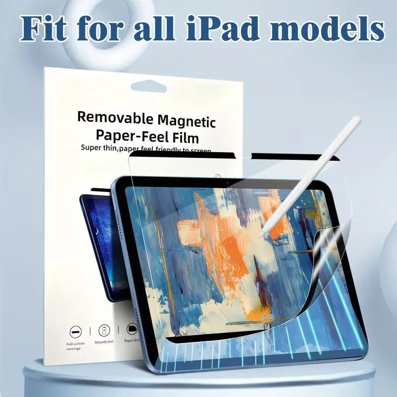 2Pcs For iPad Air 11 13 M2 M3 M4 Magnetic Paper Feel Film for Pro 11 13 M4 M5 Screen Protector