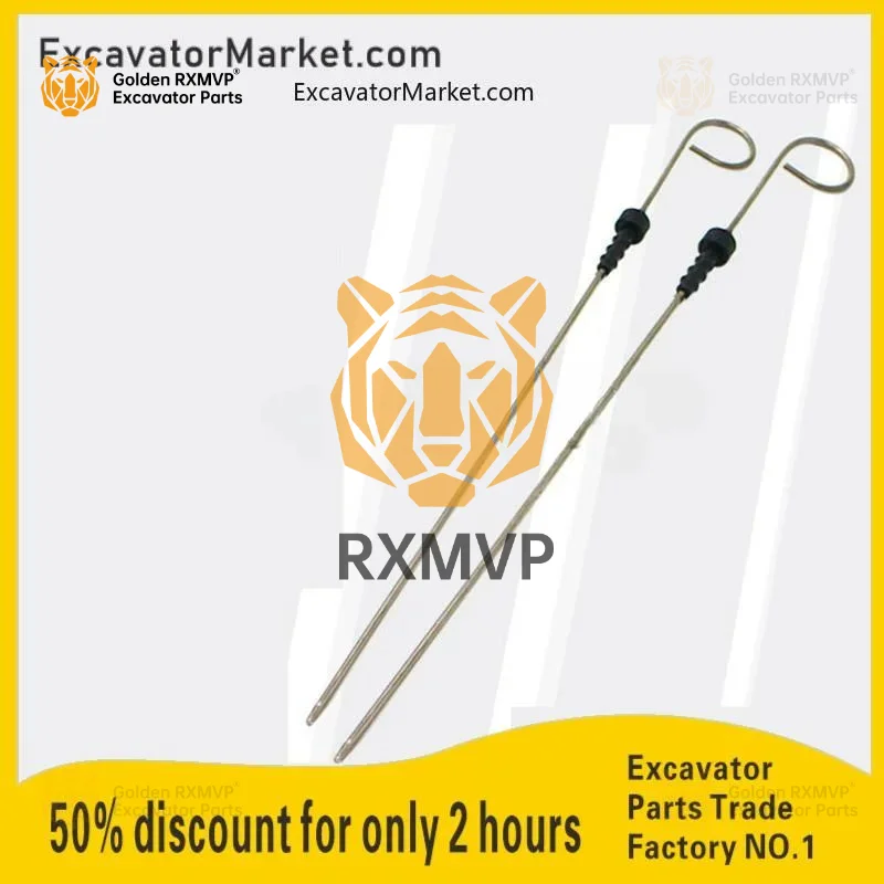 For Yanmar Yanmar engine oil dipstick accurate measurement 22.5/26cm high quality Excavator Parts