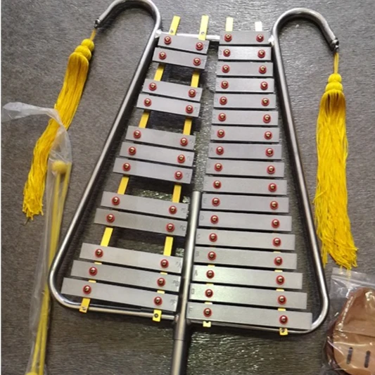 29-27-نغمة جرس أداة التعليم المبكر للأطفال لوحة ألومنيوم قرع أداة العلاج الصوتي التأمل الملحقات #6