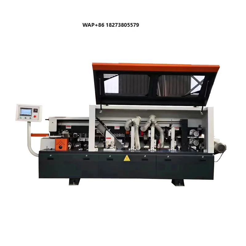 Automatic Woodworking Edge Bander Trimming  Cutting Buffing PVC Wood Edge Banding Machine