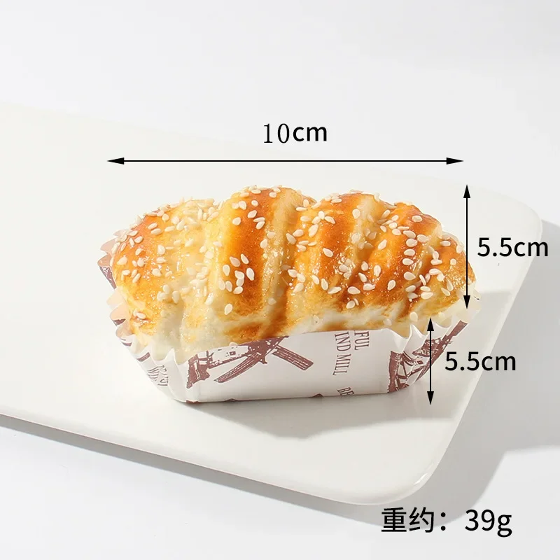 Fake Cake Bread Cupcake Pastry Bakery Artificial Soft Bread Food Model Props Refrigerator Stickers Simulation Dessert Scale