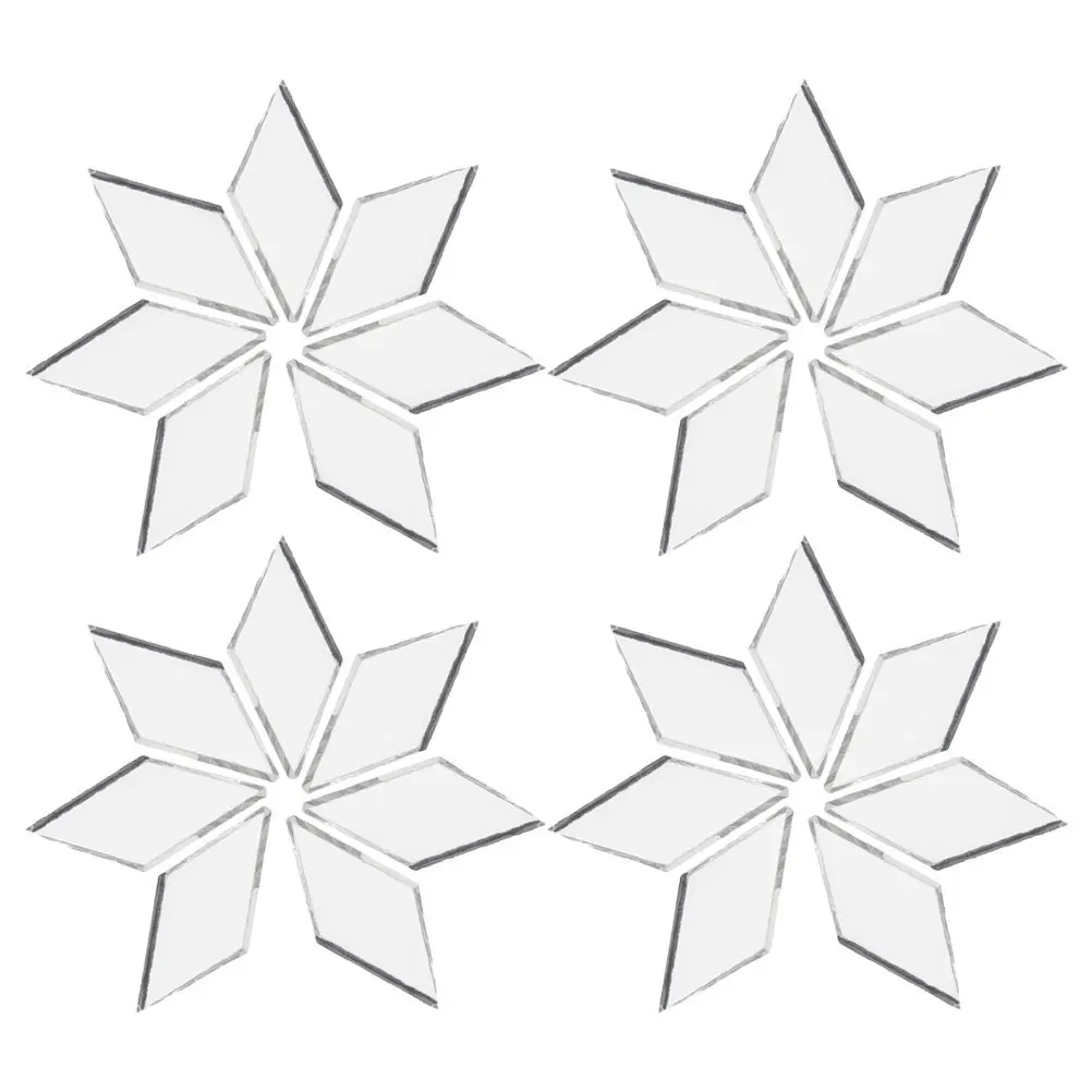 

200Pcs Self Bonding Mirror Tiles Rhombus Shape Acrylic for DIY Decorative Pieces Furniture Upgrade Craft Art Projects
