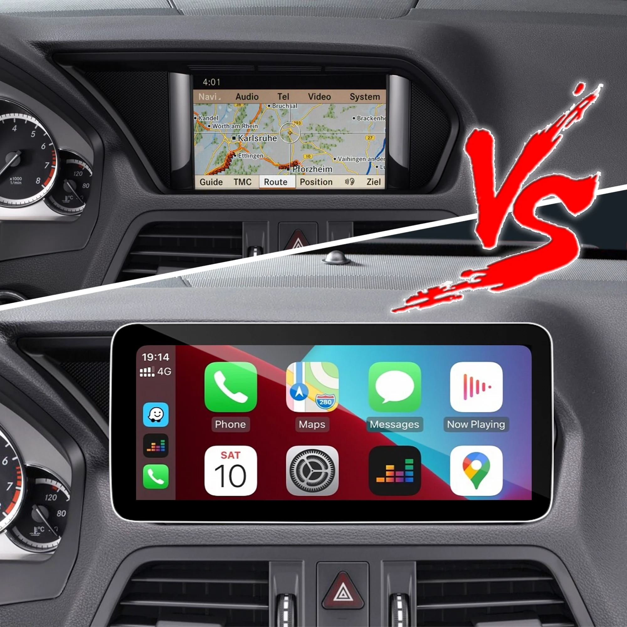 Für Mercedes E-Klasse C207 A207 W207 Radio-Upgrade 12,3' Android-Bildschirm Kabelloses Android Auto Apple CarPlay 4G Wi-Fi Navigation – Detail 7