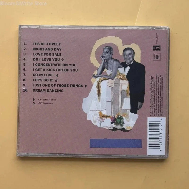 Pop Gaga & Tony  Love for Sale Cooperative Album CD Classic Music CD Album Compact Disc Walkman CD Party Music Collection