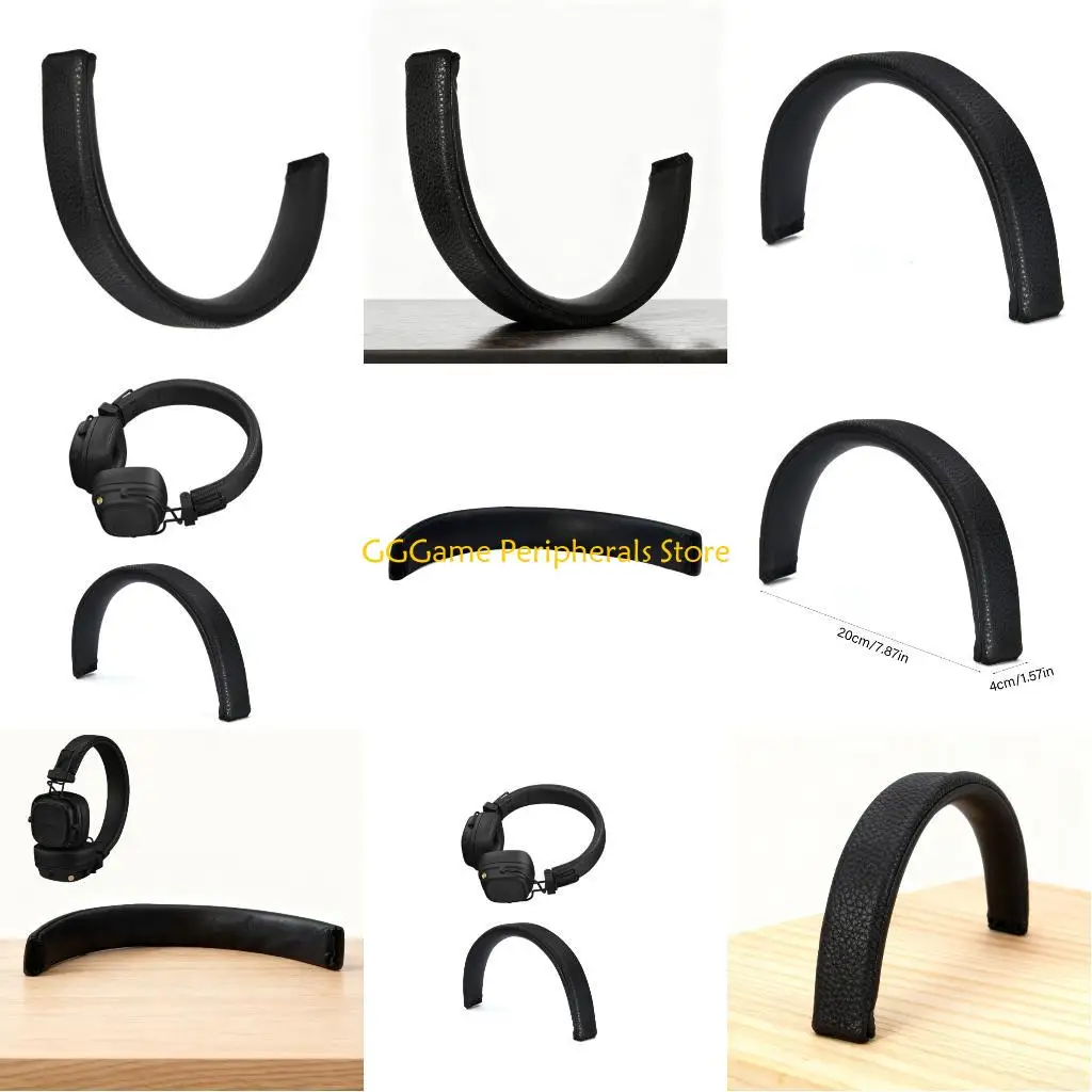 

U55B Long Last Headband Replacement Cushion Protein Leather Surfaces With Memory Foam Interior for Major V5 Earphones