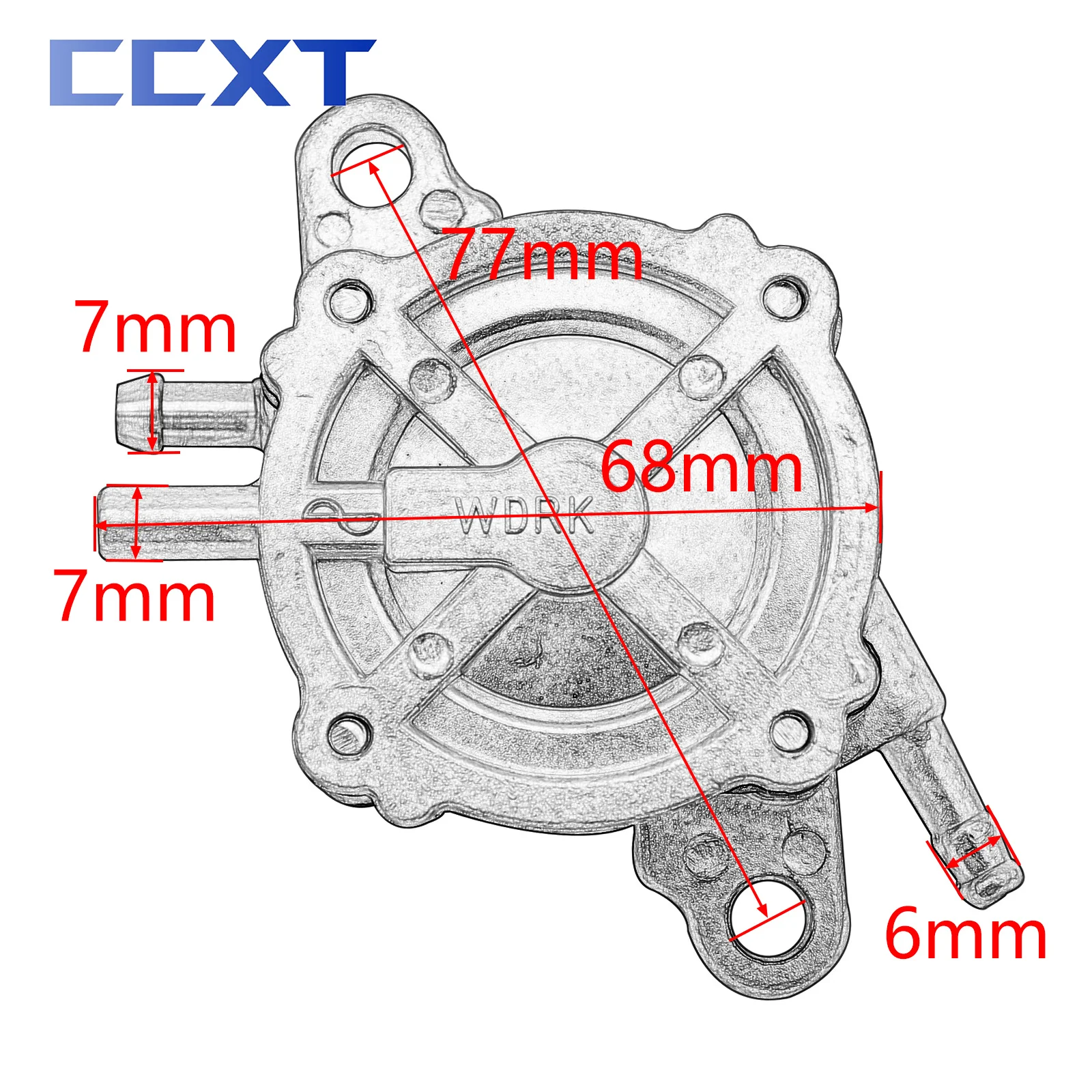 Gas Fuel Pump Vacuum Valve Petcock For Motorcycle Scooter ATV GY6 50cc 125cc 150cc 250cc For For Honda Bali 50 Dio SKY SXR X8R