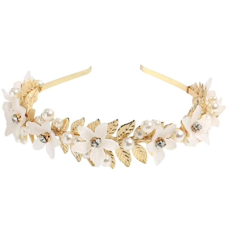 Girl Leaf Hairband Eye Catching Baroques Headbands for Wedding Party