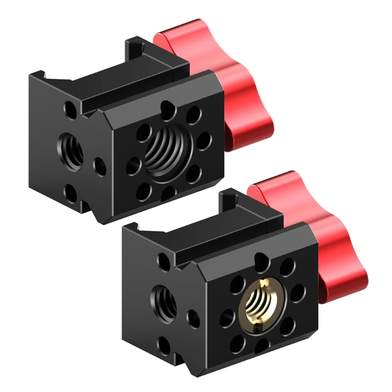 96BA Leichter Gleitklemmenadapter für DSLR-Rig- und Gimbal-Systeme mit mehreren Montagemöglichkeiten und 360°-Drehknopf – Detail 1