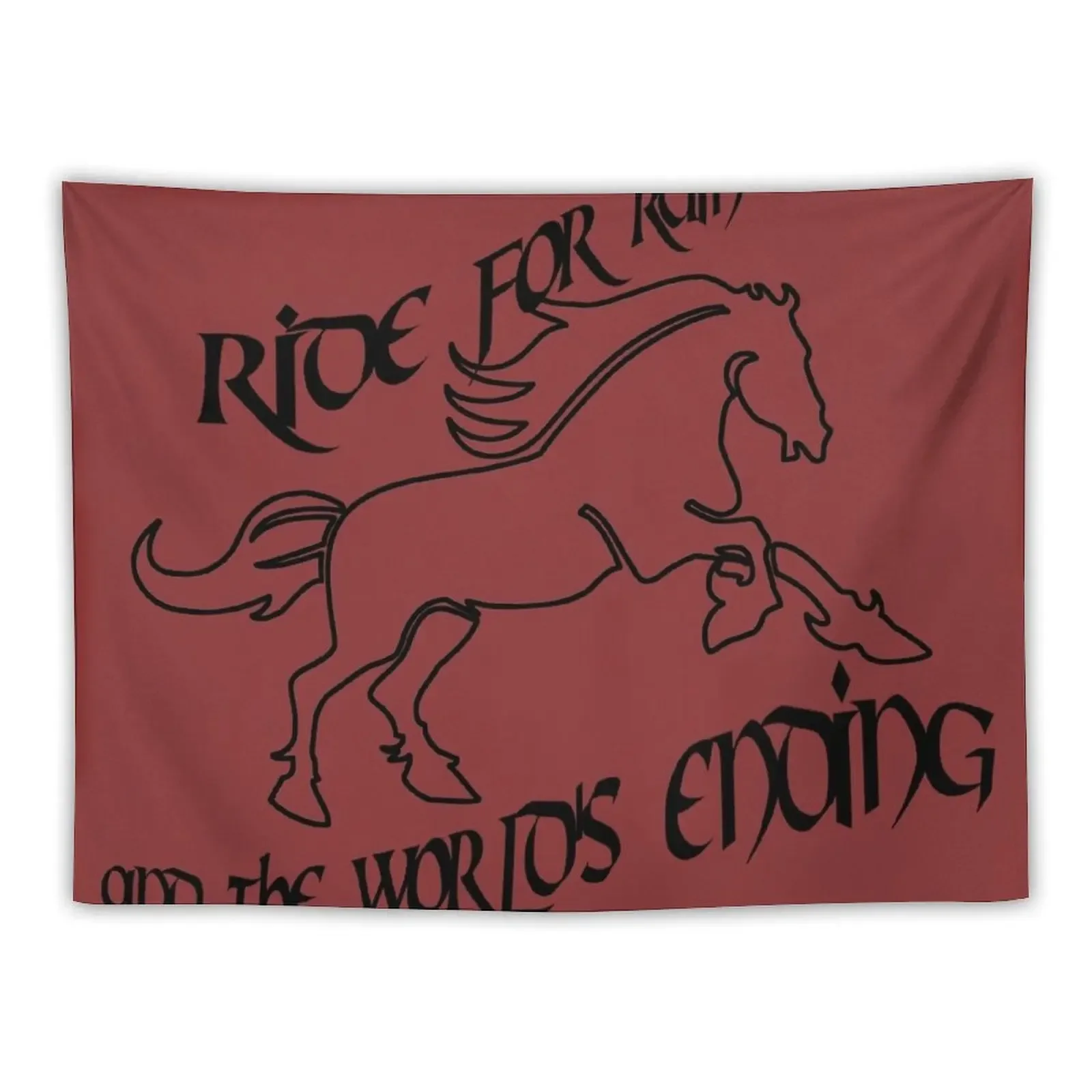 Ride for Ruin Tapestry Carpet On The Wall Home And Comfort Decor Tapestry