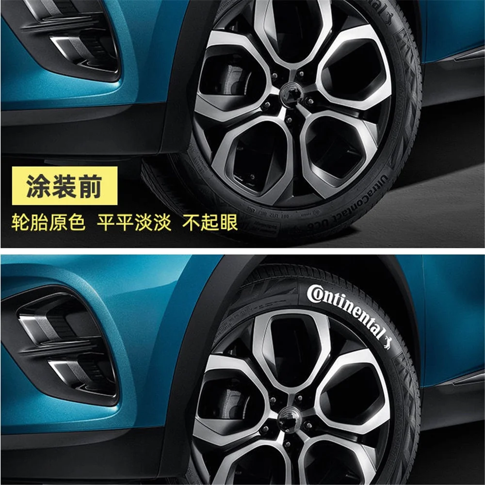 Car tire tread painting graffiti pen for Hyundai Solaris 2 Elantra i30 i35 i40 Tucson Kona 2015 2016 2017 2018