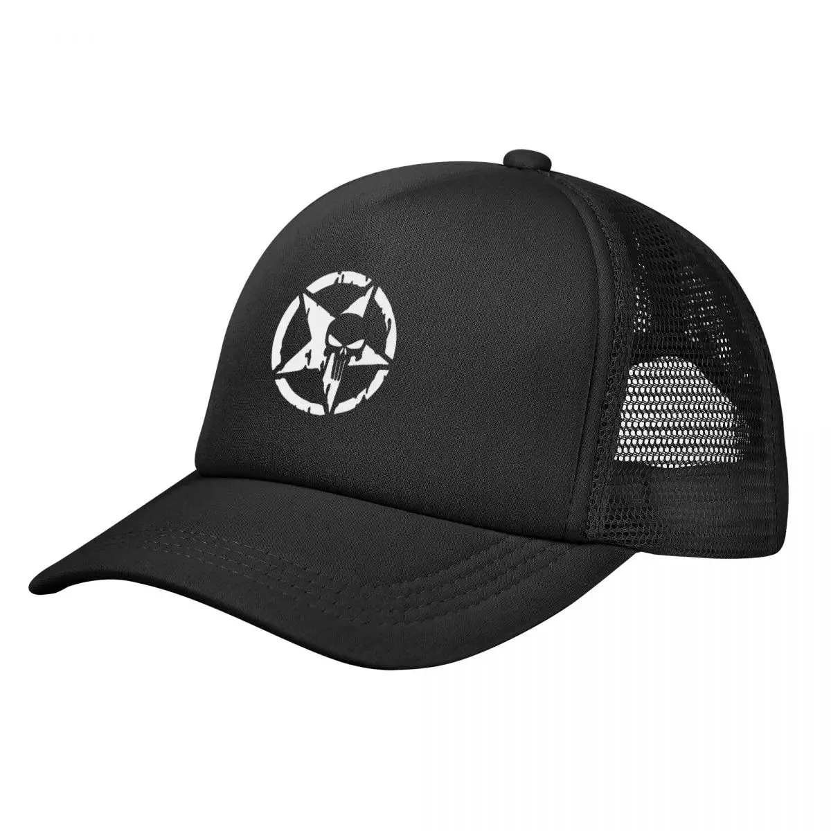 Punisher Oscar Mike Freedom Edition Army Baseball Cap Vintage Baseball Mesh Trucker Cap Hat