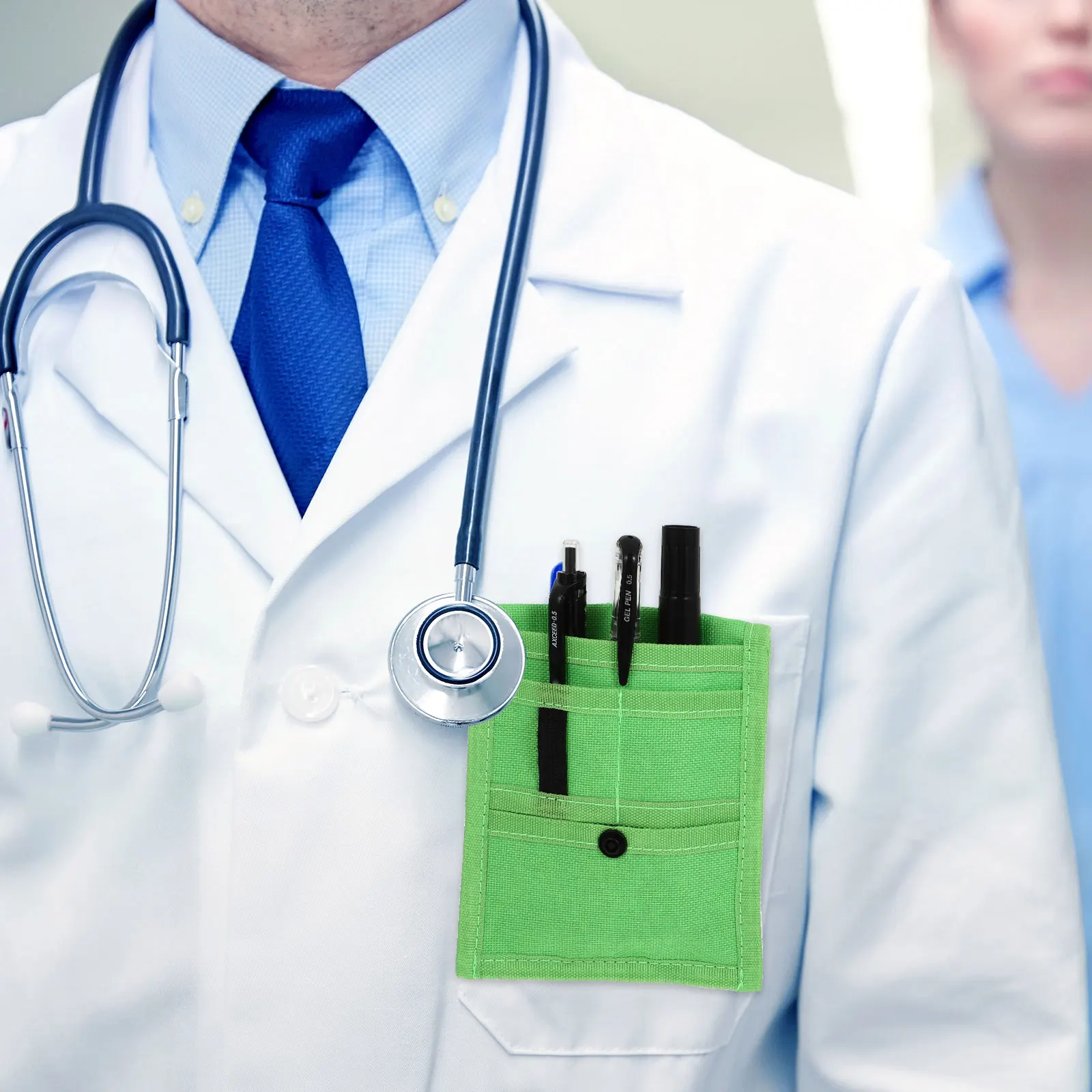 

Pencil Bag Tool Kit Storage Pouch Material Simple Design Practical Use Proper Space Capacity Easy Clean Doctor Pouch