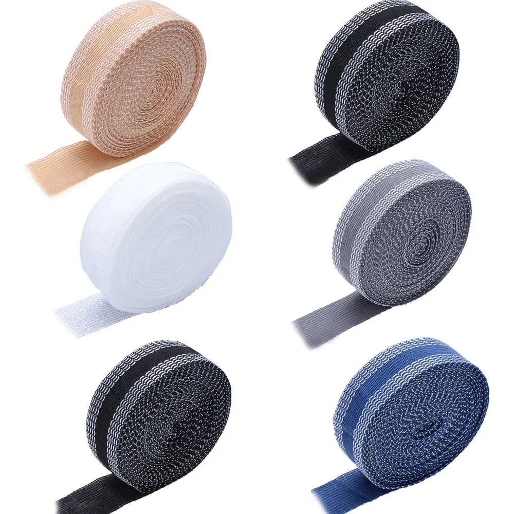 2.5cm X5M Pant Edge Shorten Self-Adhesive Pant Mouth Paste Iron-on Hem Tape Pants Fabric Fusing Hemming Tape Ironing Sewing Tape