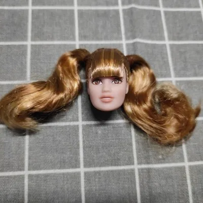 1/6 27cm doll barbi head gift for girl collection toy with hair baby head make up  dongcheng