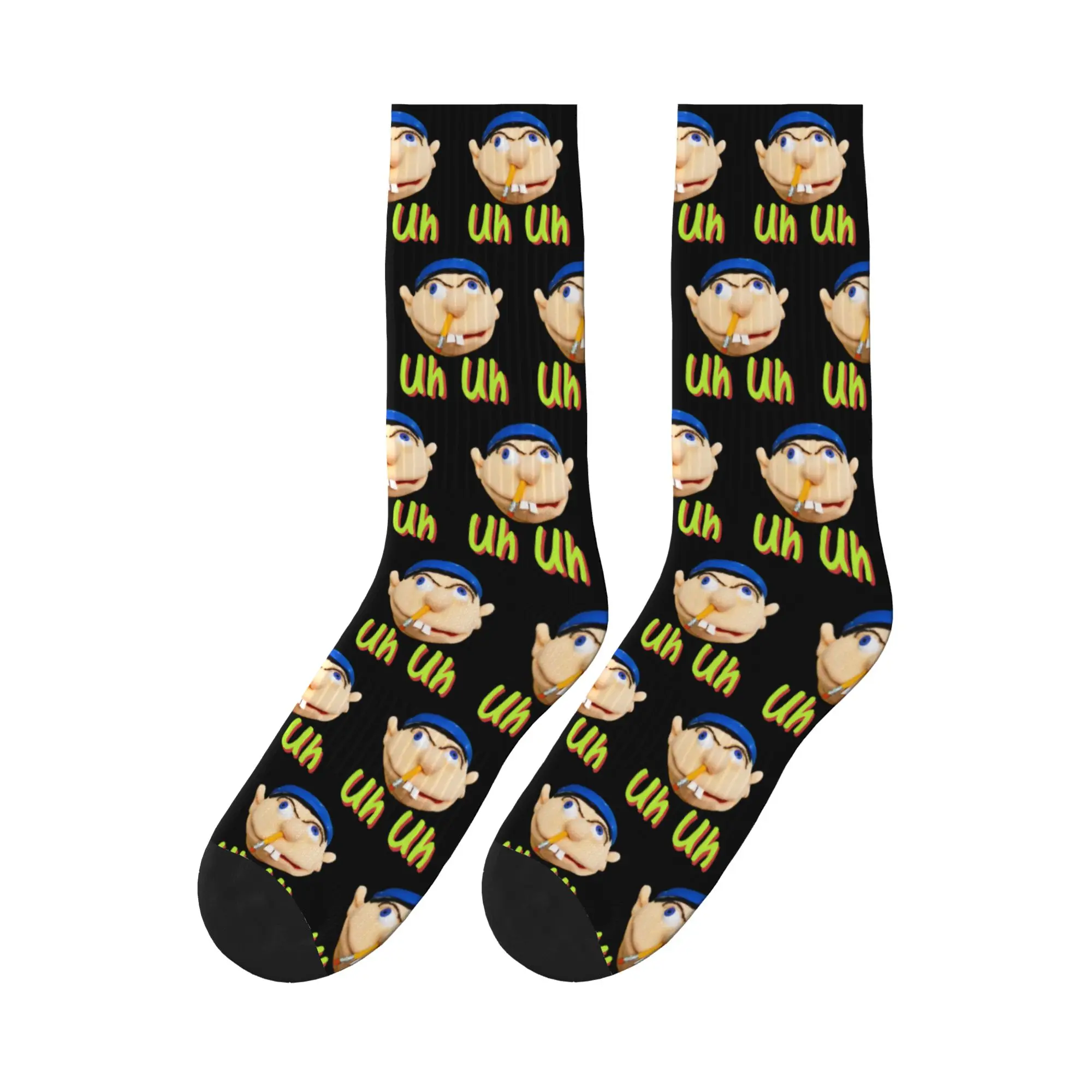 

jeffy i hate green beans Sports Socks Super Soft Stockings All Season Long Socks for Man's Woman's Gifts