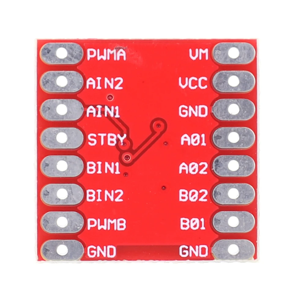 TB6612FNG Scheda controller driver motore 1.2A Modulo controller driver motore 8 pin per microcontrollore Arduino