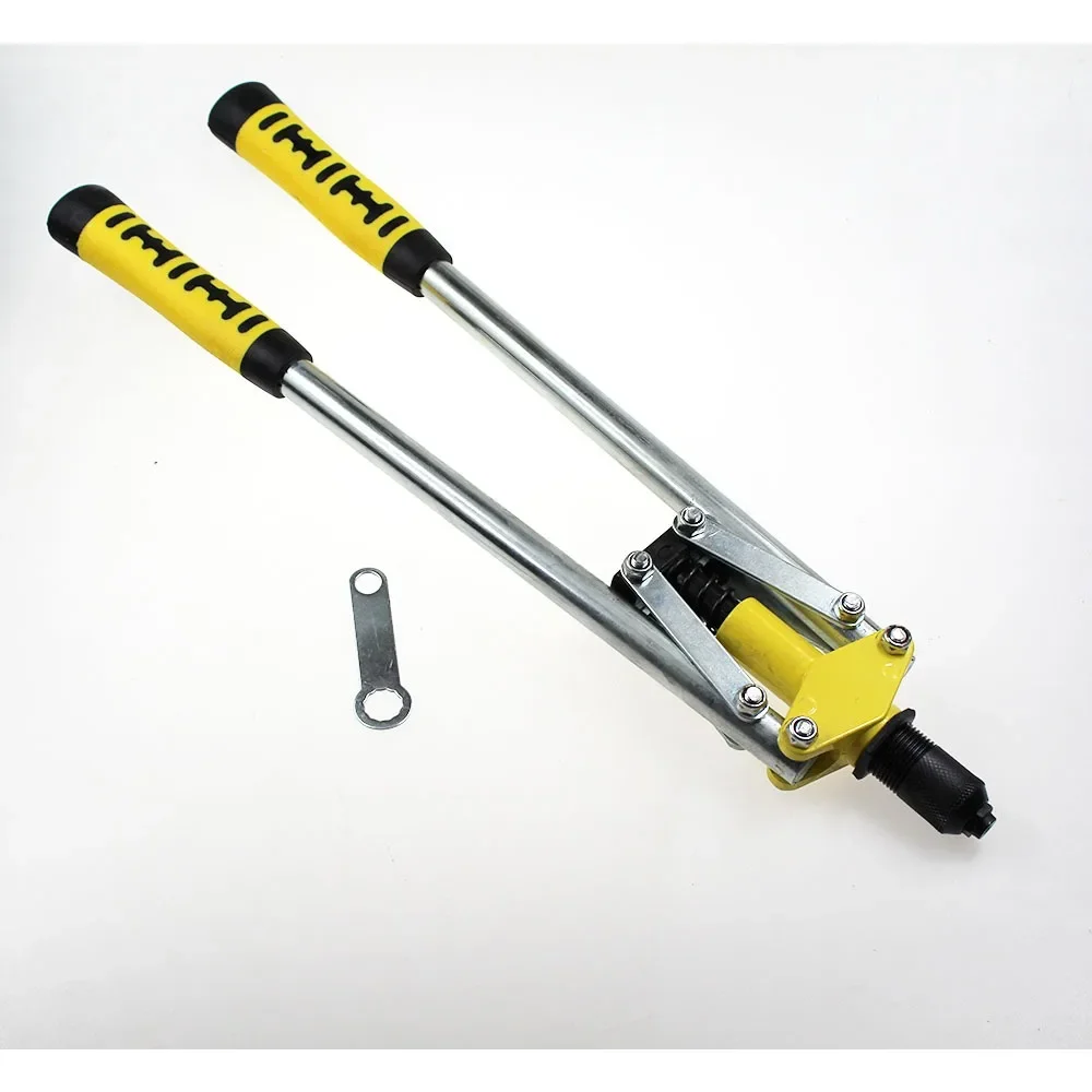 1set Double Core-Pulling Hand Riveter Gun Manually Pull Rivet Gun Pull Cap Gun Willow Rivet Hand Tools