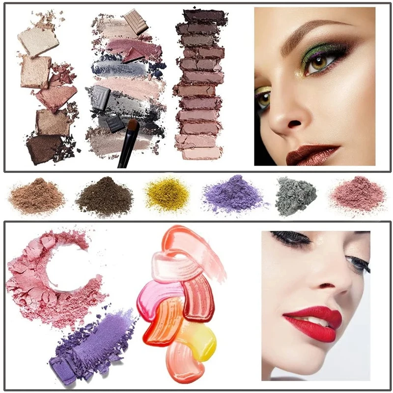 30 مللي زجاجة كبيرة نيون الفلورسنت الميكا مسحوق بيرليسسينت الصباغ صابون يدوي الصنع شمعة الايبوكسي الراتنج الطلاء مسمار بريق الصباغ