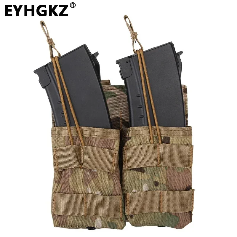 

EYHGKZ Tactical Pouches 7.62 Double Storage Bag CS Wargame Shooting Gear Waist Holster Hunting Portable Molle System Accessories