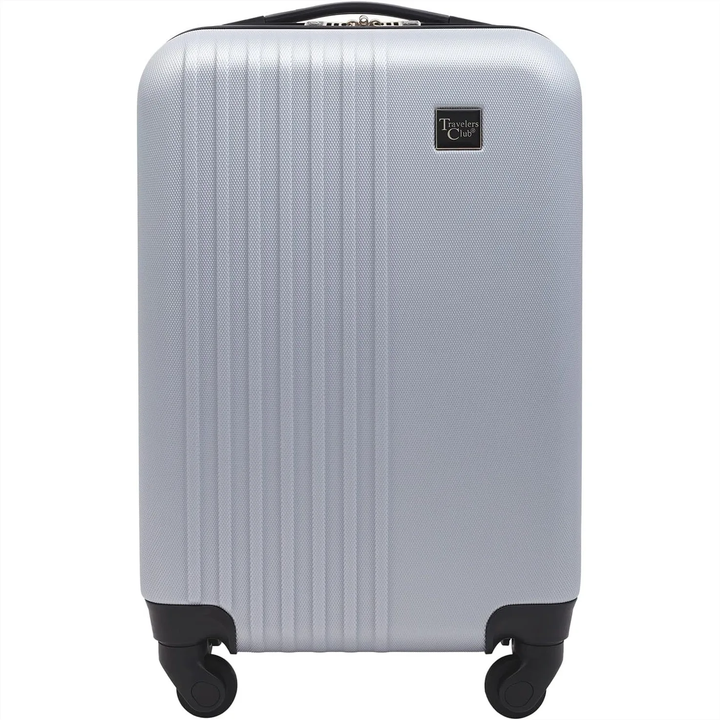 

20-Inch Carry-On Luggage with 4 Spinner Wheels, ABS Hard Shell, Fully Lined Interior, Lightweight Travel Suitcase for Smooth