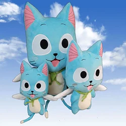 30/40/56cm Harpy peluche bambola coda di fata peluche Kawaii Cartoon Blue Cat Doll divano cuscino cuscino bambino adulto ragazzo ragazza regalo