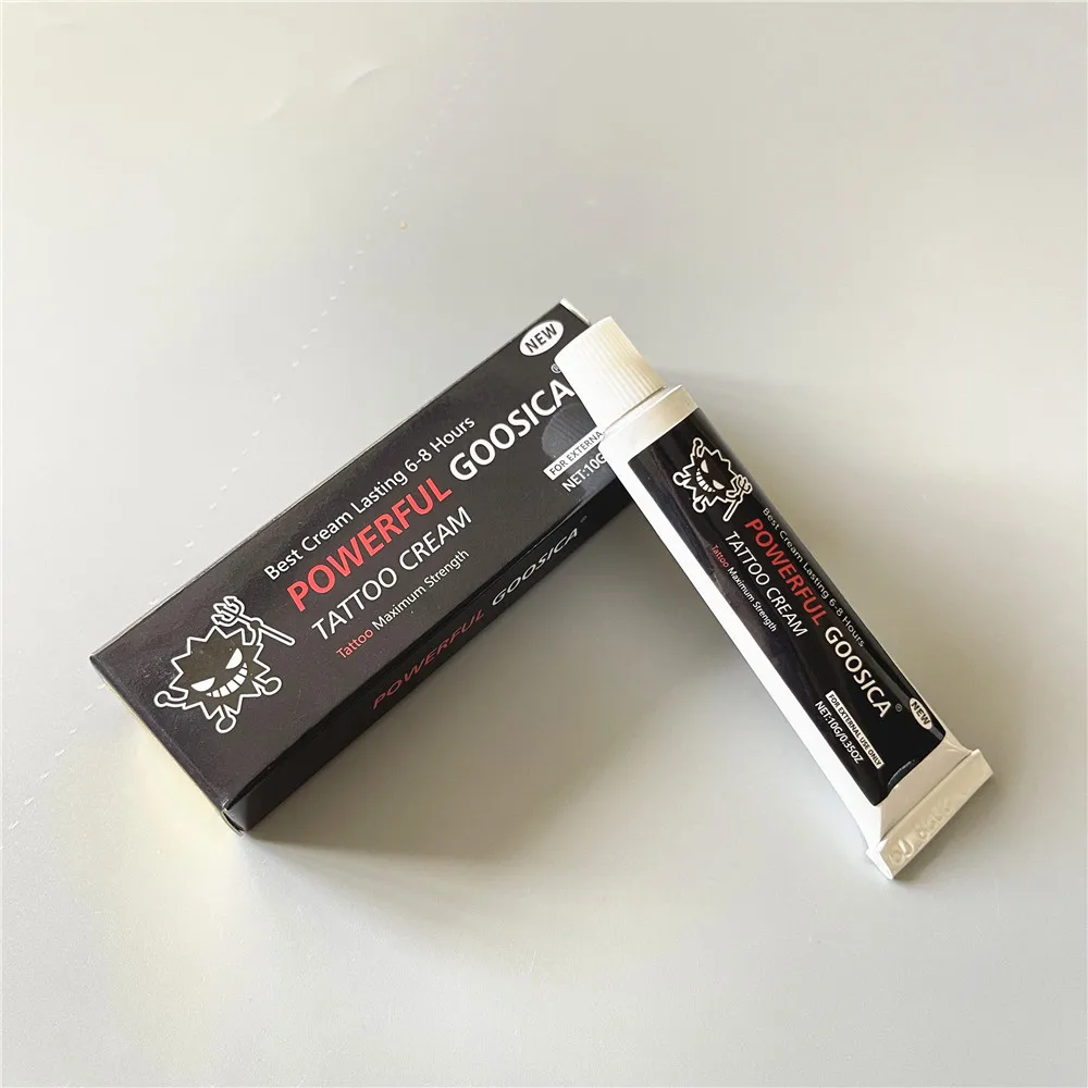 Potente Goosica prima della crema per tatuaggi per piercing trucco permanente Microblading sopracciglio eyeliner labbro 10G