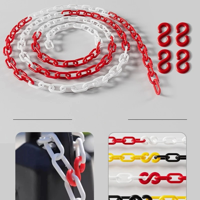 20mの注意チェーンロードマーカー接続柔軟なバリア安全チェーンバリア安全リンククラウドコントロールバリアy4qf