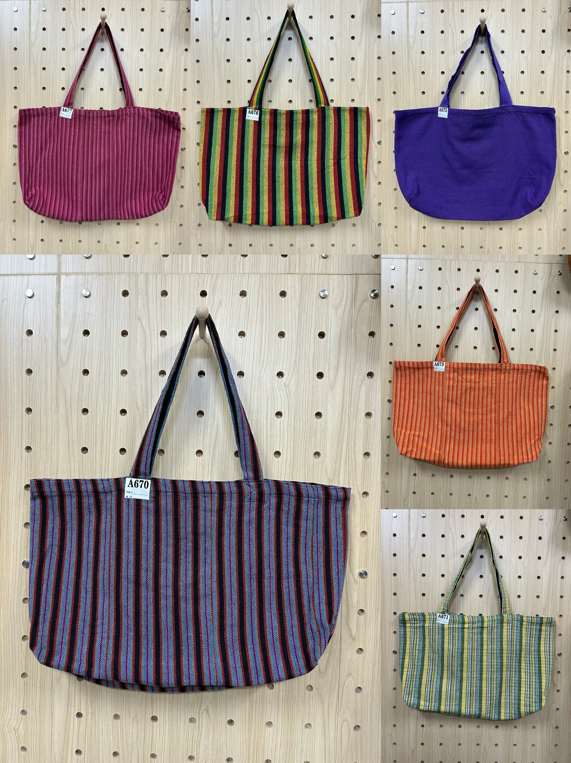 

Handmade Ethnic Style Shoulder Handbag Crossbody Bag Card Holder Double Strap Casual Tote Bag for Youth Large Size Cotton Str...