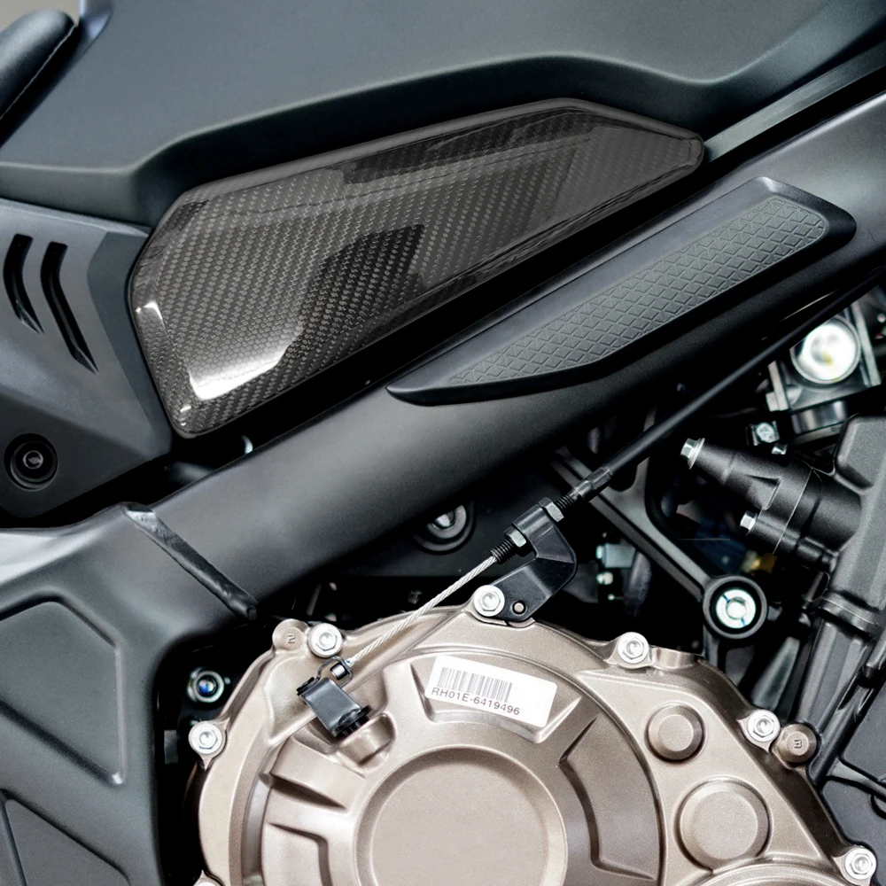 

Carbon Fibre Motorcycle Under Fuel Tank Side Fairing Cover Trim for HONDA CB650R 2018-2026
