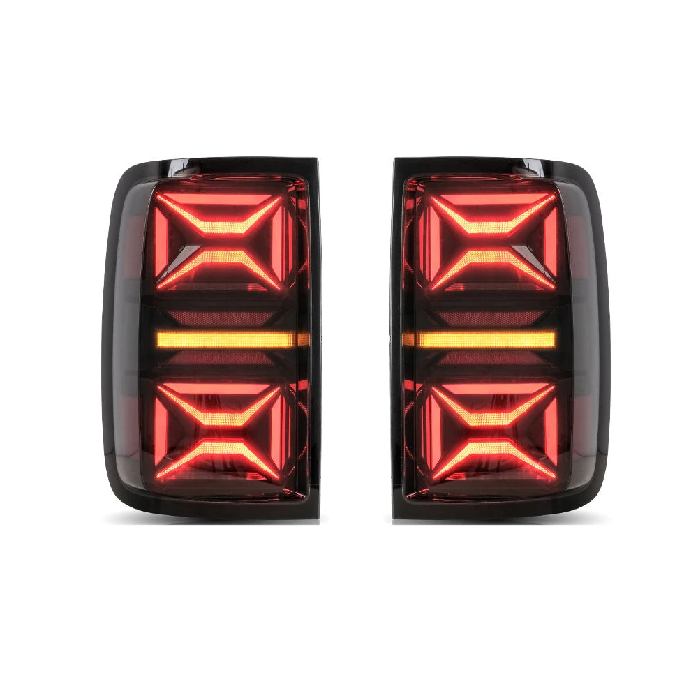 1Pair Car LED Rear Lamp Lights Fit For VW Amarok V6 2010-2020 Taillight LED DRL Dynami Signal Brake Reverse auto Accessories